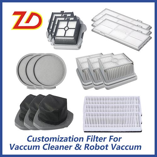 OEM Robot Vacuum Cleaner Filter, Vacuum Cleaner Accessory Parts Vacuum Filter